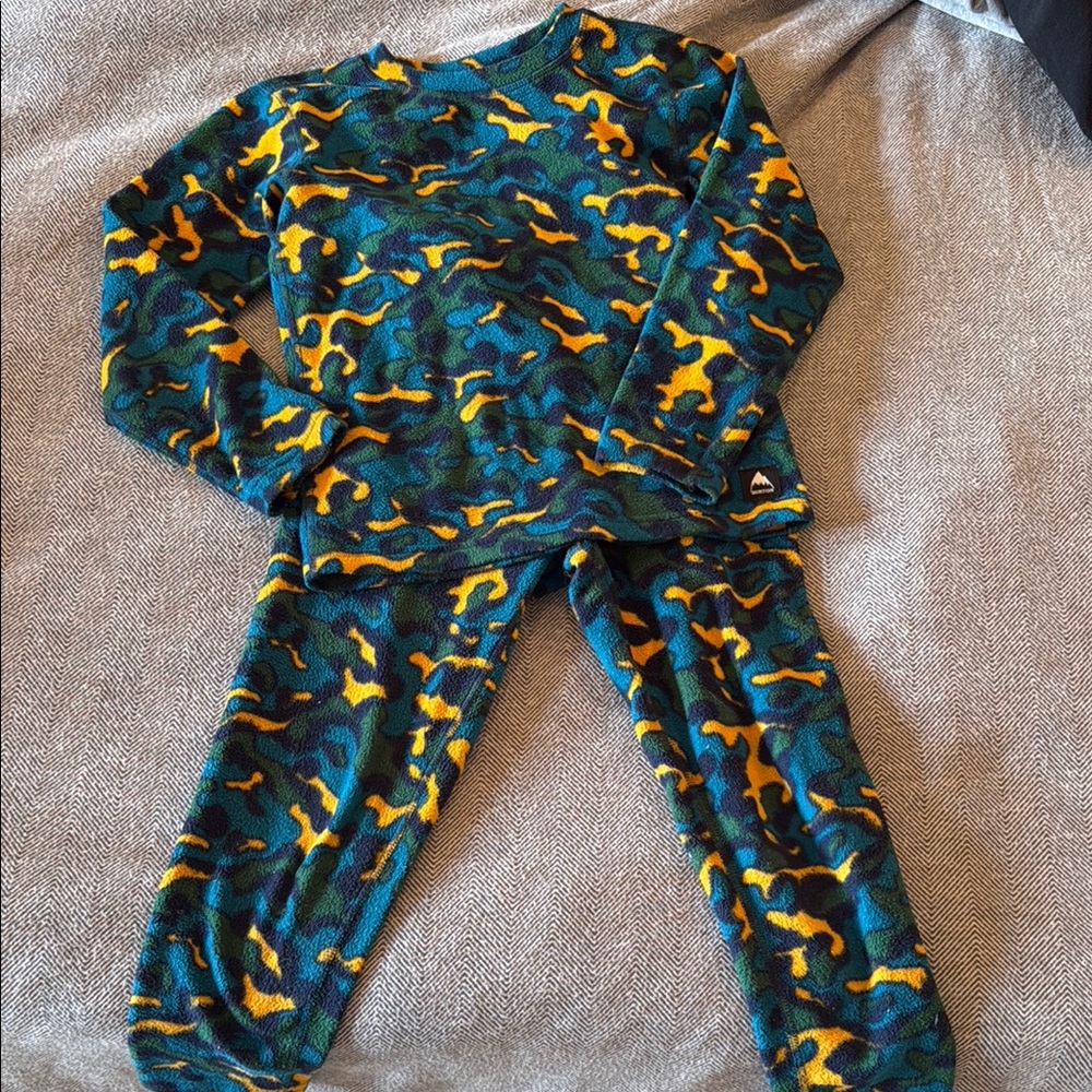 Boys Burton Multicolor Fleece under layer set